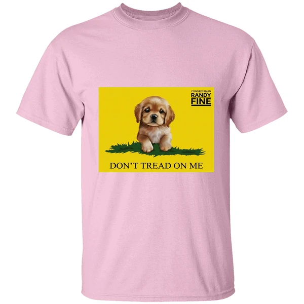 Congressman Randy Fine Golden Retriever Puppy Dont Tread On Me Shirt - Image 3