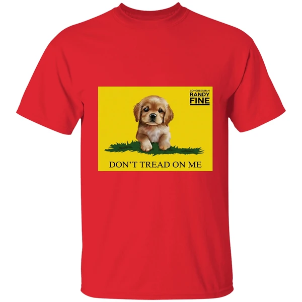 Congressman Randy Fine Golden Retriever Puppy Dont Tread On Me Shirt - Image 7