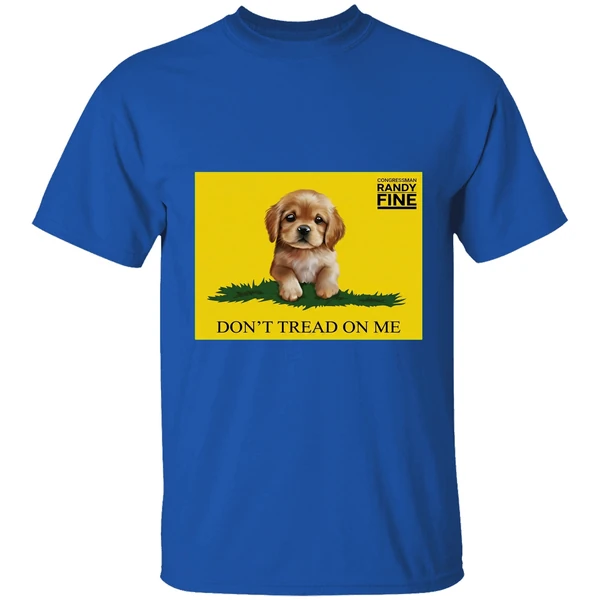 Congressman Randy Fine Golden Retriever Puppy Dont Tread On Me Shirt - Image 8