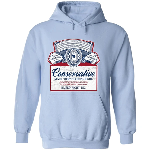 Conservative Never Sorry For Being Right Hoodie - Image 4