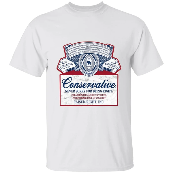 Conservative Never Sorry For Being Right Shirt