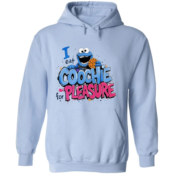 Cookie Monster I Eat Coochie For Pleasure Hoodie - Image 4