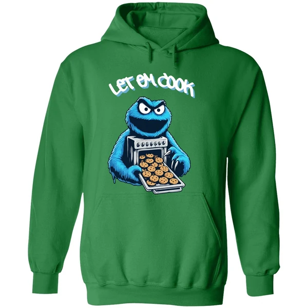 Cookie Monster Let Him Cook Hoodie - Image 2