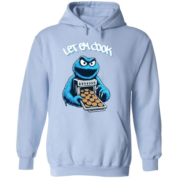 Cookie Monster Let Him Cook Hoodie - Image 4
