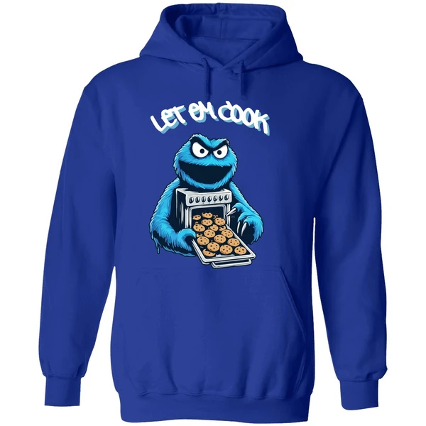 Cookie Monster Let Him Cook Hoodie - Image 7