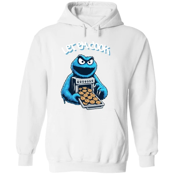 Cookie Monster Let Him Cook Hoodie - Image 8