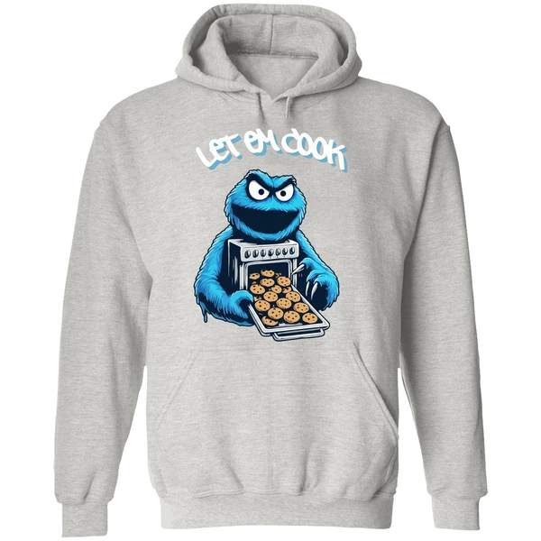 Cookie Monster Let Him Cook Hoodie - Image 9