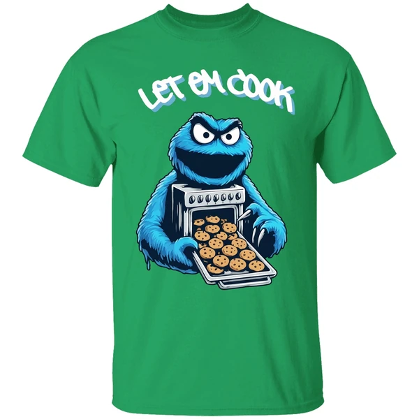 Cookie Monster Let Him Cook Shirt - Image 2