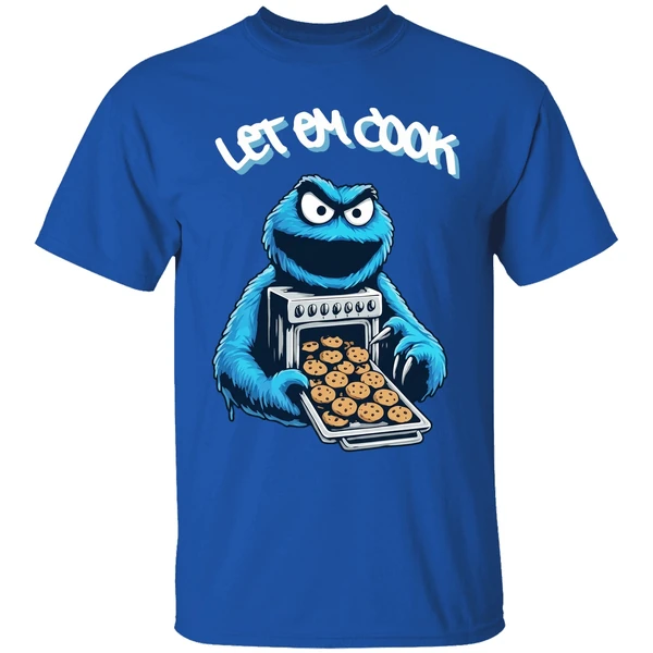 Cookie Monster Let Him Cook Shirt - Image 8