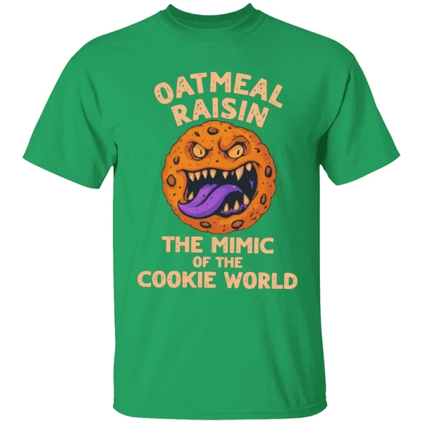 Cookie Monster Oatmeal Raisin The Mimic Of The Cookie World Shirt - Image 2