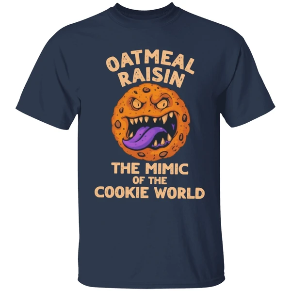 Cookie Monster Oatmeal Raisin The Mimic Of The Cookie World Shirt - Image 5