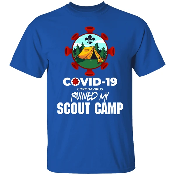 Covid 19 Coronavirus Ruined My Scout Camp Shirt - Image 7