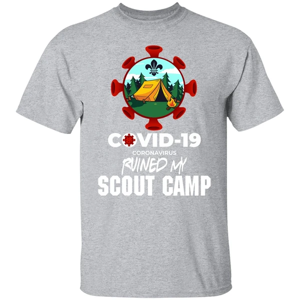 Covid 19 Coronavirus Ruined My Scout Camp Shirt - Image 8