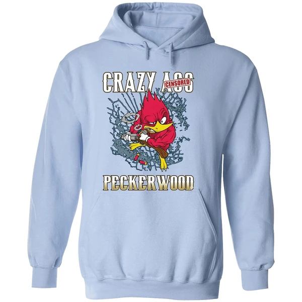 Crazy Ass Peckerwood Black Hoodie - Image 4
