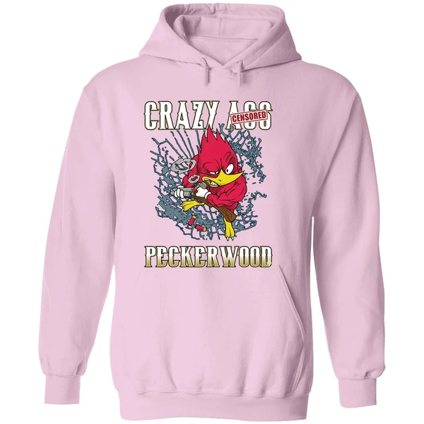 Crazy Ass Peckerwood Black Hoodie - Image 5