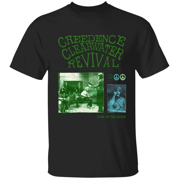 Creedence Clearwater Revival Born On The Bayou Shirt - Image 7