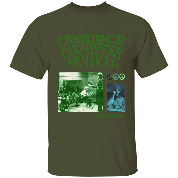 Creedence Clearwater Revival Born On The Bayou Shirt - Image 9