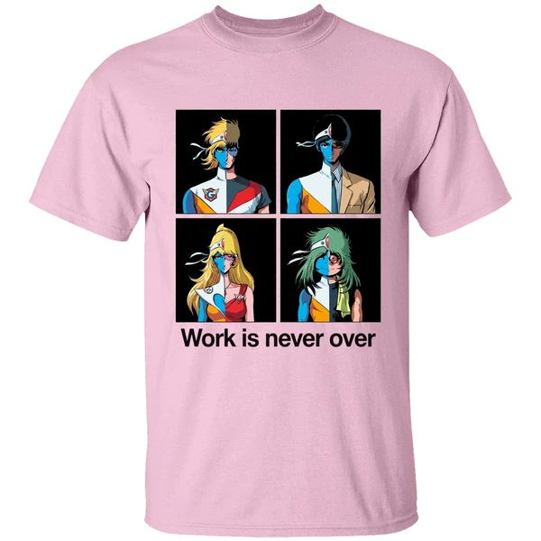 Crescendolls Work Is Never Over Daft Punk Shirt - Image 2