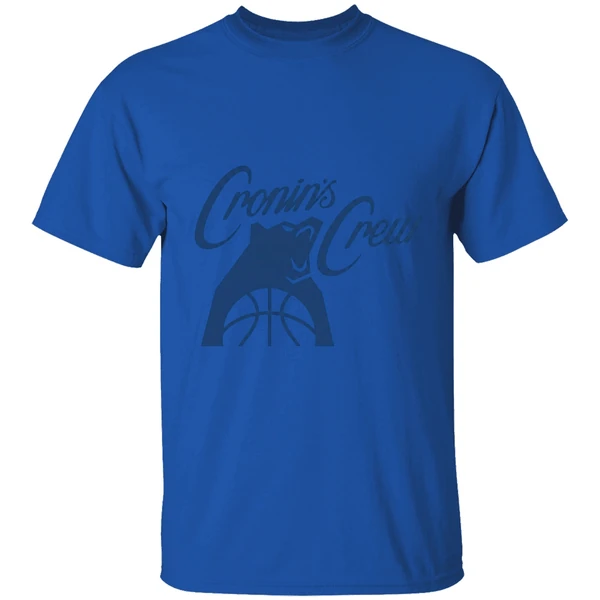 cronins crew bear basketball shirt royalblue