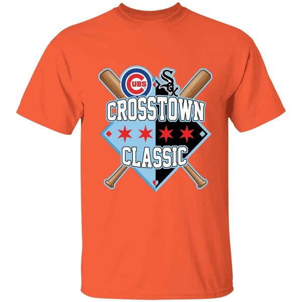 crosstown classic 2026 chicago cubs vs chicago white sox shirt orange