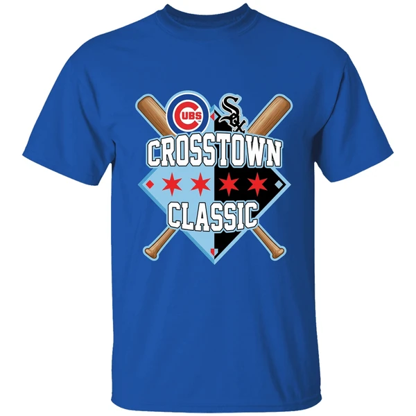 crosstown classic 2026 chicago cubs vs chicago white sox shirt royalblue