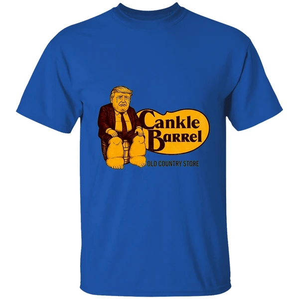 Cry Donald Trump Cankle Barrel Old Country Store Cracker Barrel Parody Logo Shirt - Image 7