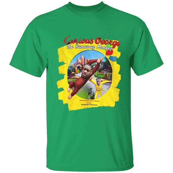 Curious George The Runaway Monkey George Floyd Derek Chauvin Shirt