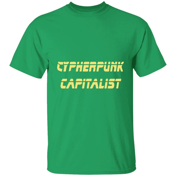 Cypherpunk Capitalist Futuristic Tech Rebel Crypto Freedom Shirt - Image 2