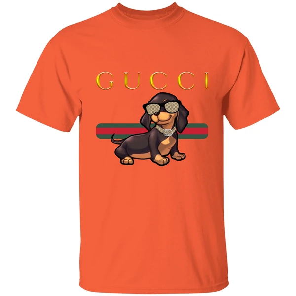 Dachshund And Gucci Mashup Shirt - Image 5
