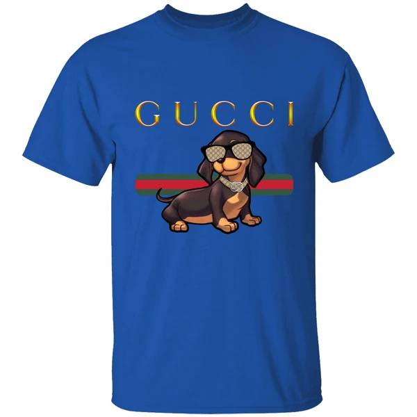 Dachshund And Gucci Mashup Shirt - Image 7