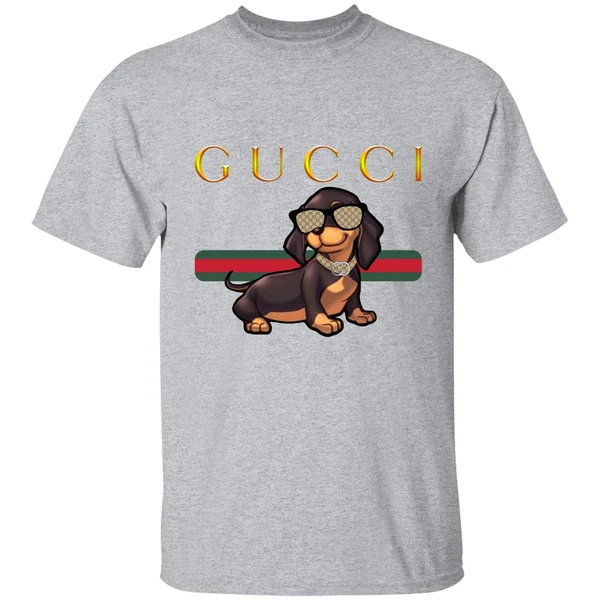 Dachshund And Gucci Mashup Shirt - Image 8