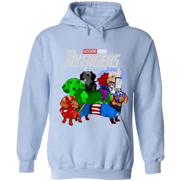 Dachshund Dachshund Dvengers Hoodie - Image 3