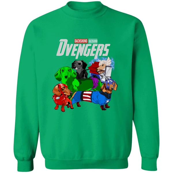 Dachshund Dachshund Dvengers Sweatshirt - Image 2