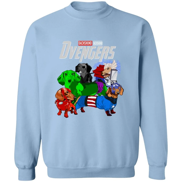 Dachshund Dachshund Dvengers Sweatshirt - Image 3