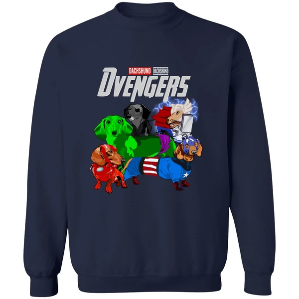 Dachshund Dachshund Dvengers Sweatshirt - Image 5