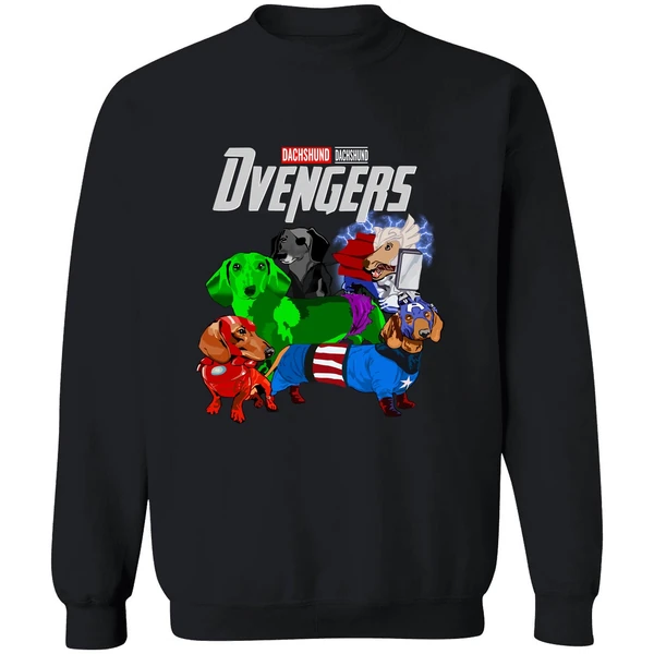 Dachshund Dachshund Dvengers Sweatshirt - Image 9