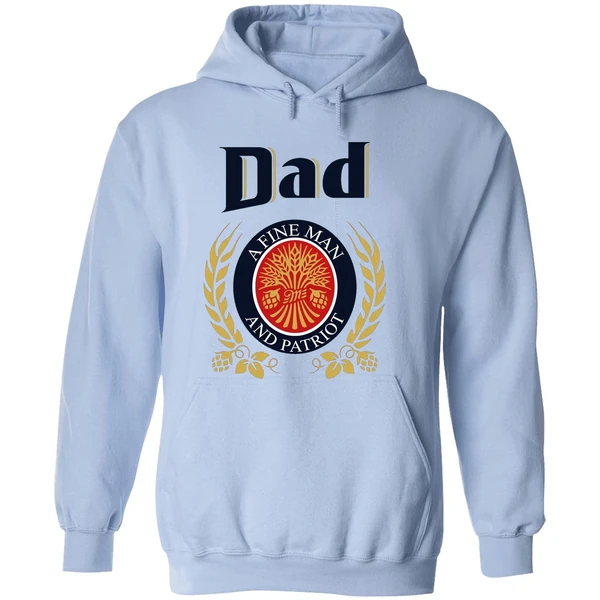 Dad A Fine Man And Patriot Hoodie - Image 4