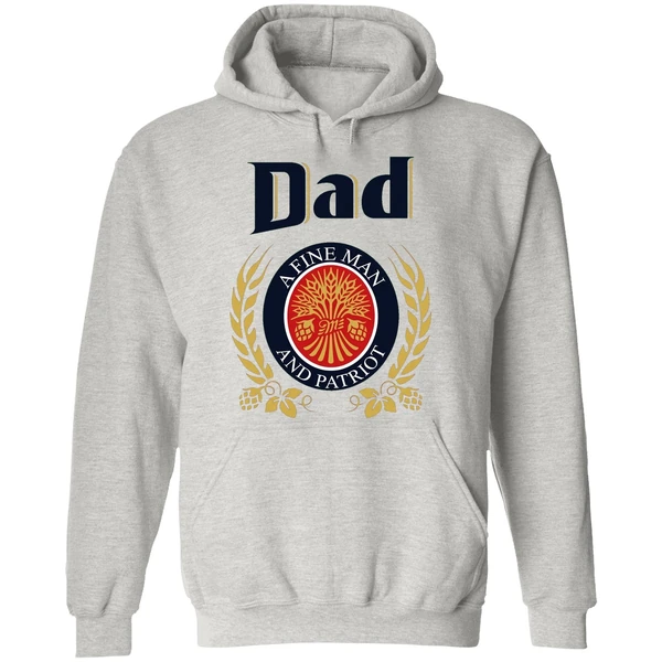 Dad A Fine Man And Patriot Hoodie - Image 9