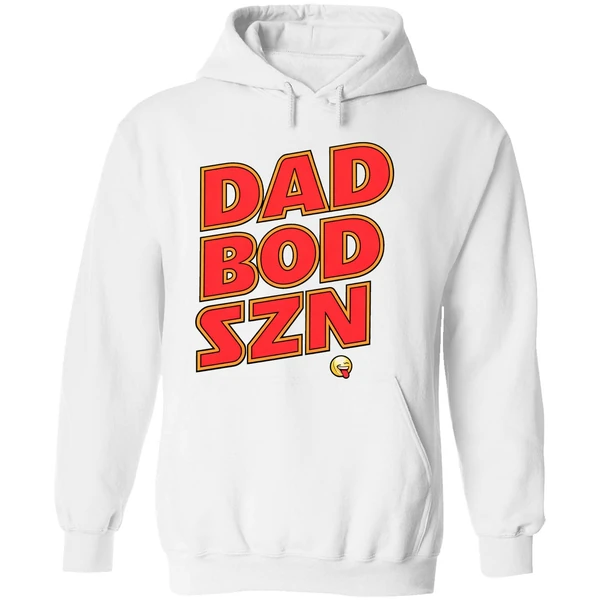 Dad Bod Szn Travis Kelce Kansas City Chiefs Hoodie - Image 8