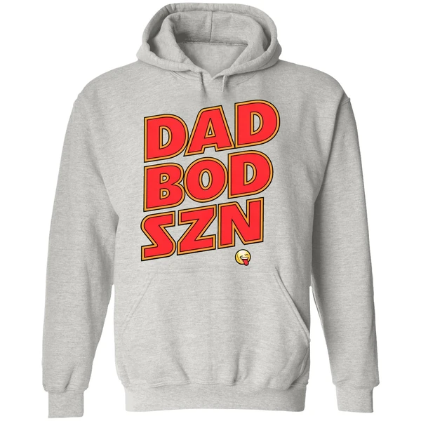 Dad Bod Szn Travis Kelce Kansas City Chiefs Hoodie - Image 9