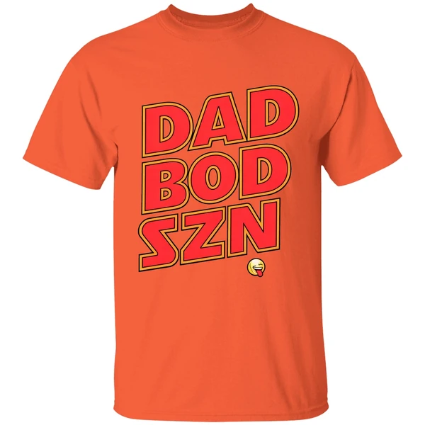 dad bod szn travis kelce kansas city chiefs shirt orange
