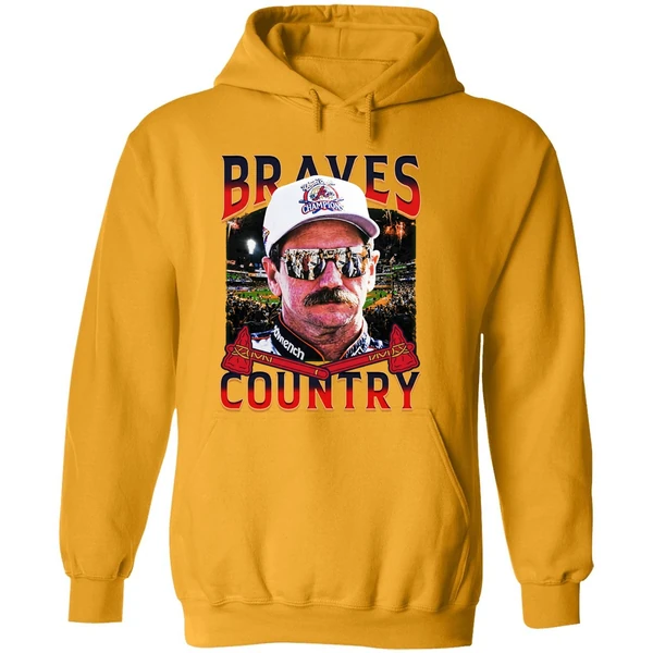 Dale Earnhardt Braves Country Dale Tribute Atlanta Braves Hoodie