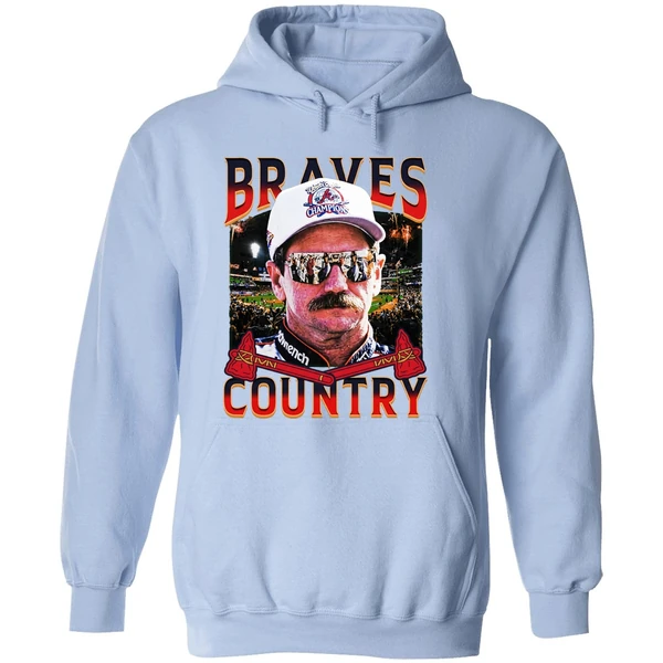 Dale Earnhardt Braves Country Dale Tribute Atlanta Braves Hoodie - Image 4