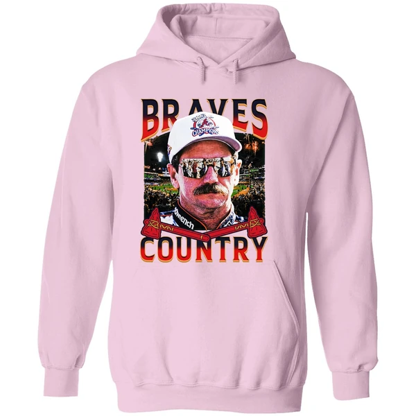 Dale Earnhardt Braves Country Dale Tribute Atlanta Braves Hoodie - Image 5