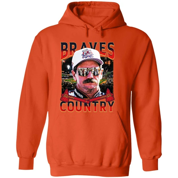 Dale Earnhardt Braves Country Dale Tribute Atlanta Braves Hoodie - Image 6
