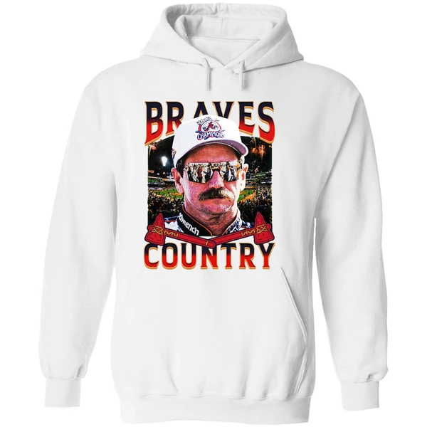 Dale Earnhardt Braves Country Dale Tribute Atlanta Braves Hoodie - Image 8