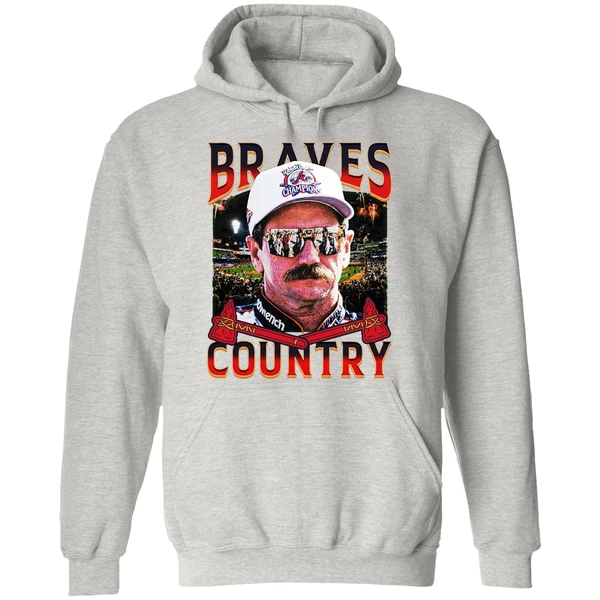 Dale Earnhardt Braves Country Dale Tribute Atlanta Braves Hoodie - Image 9