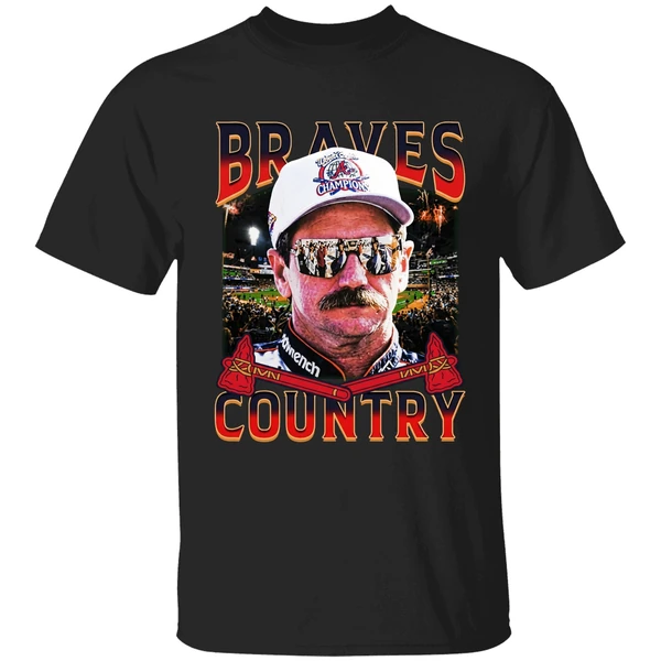 Dale Earnhardt Braves Country Dale Tribute Atlanta Braves Shirt