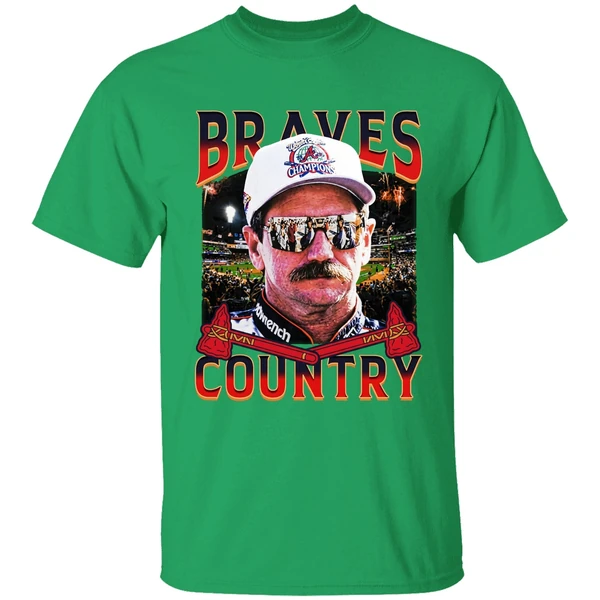 Dale Earnhardt Braves Country Dale Tribute Atlanta Braves Shirt - Image 2
