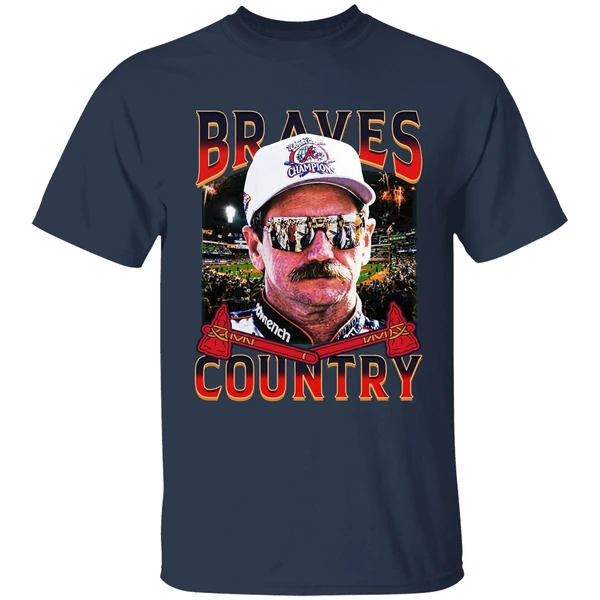 Dale Earnhardt Braves Country Dale Tribute Atlanta Braves Shirt - Image 5